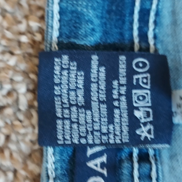 NWT Jack David Plus Size Blue Medium Wash Jeans with Decorated Pockets Size 22 - Picture 10 of 11